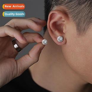 earrings copper womens hop ear zircia round full hip inlaid