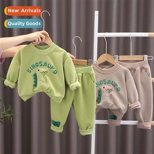 fall baby clothing female boys set Childrens two