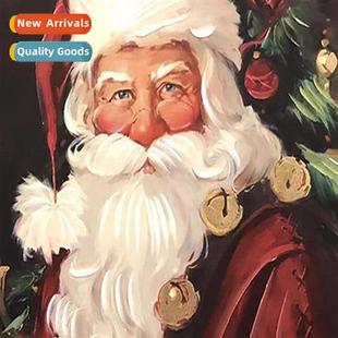 full new hmade diamd round Claus Santa DIY painting Diamd