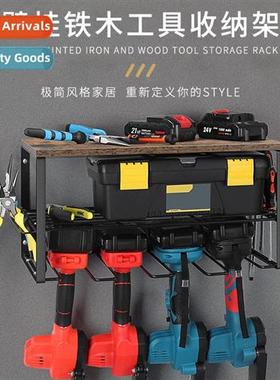 Home Wall Mounted Power Tool Shelf Metal Plank Shelf Storage