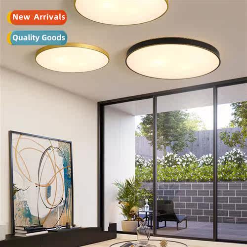 All copper ultra-thin led ceiling light modern minimalist ro