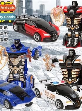 Childrens collisi inertia deformati toy car boy crash deform