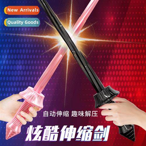 3d retractable sword toy cool decompressi katana gravy fling