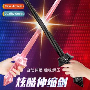 3d retractable sword toy cool decompressi katana gravy fling