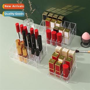 24 compartments transparent lipstick storage organizer plast