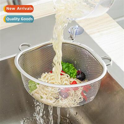 Stainless Steel Triangle Drainage Basket Leftovers Filter Go