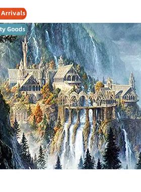 New hmade simple thread embroidery full embroidery lscape ca