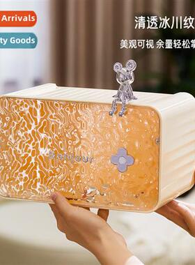 Washcloth storage box bathroom tissue box shelf toilet wall