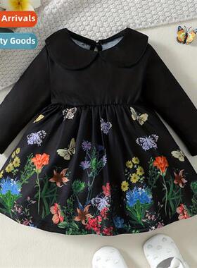 Girls Spring  Autumn 2023 new n baby girl cute small flowers