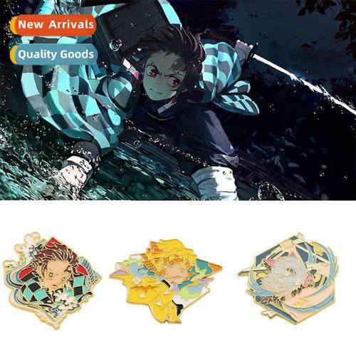 Binary peripheral metal Dem Slayer Dem Blade badge carto ena