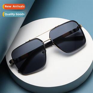beam square large 2A506 sunglasses double frame 适用men new