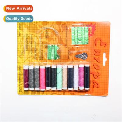 Hmade Set Needle  Thread Cvenient  Practical 12 Color Thread