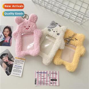 butter cat holder generati portab card plush Korean rabb