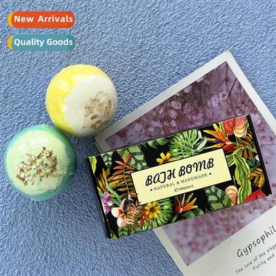 Dried Flower Bath Salt Balls 2pcs Gift Set Cleaning Multi Bu