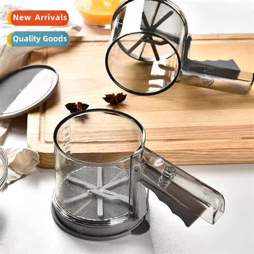 Hheld Semi-automatic Plastic Flour Sifter Flour Sifter Sprea