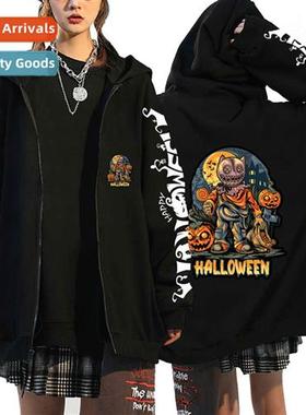 2022 Spring  Autumn new casual sweater Halloween pumpkin pri