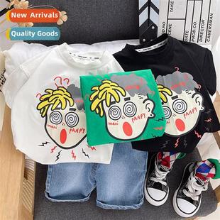 summer boy clothing ltle boys new Childrens 2023