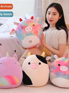Cute animal unicorn pillow cushi bedside cushi plush toy dol