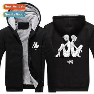 Anime Coa Hoodie Warm Thick Manga Fun Mens Jacket Nana Osaki