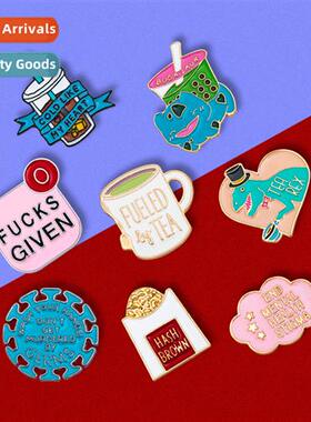 Japanese ins cute pet elf wderful frog seed brooch f hat Tyr