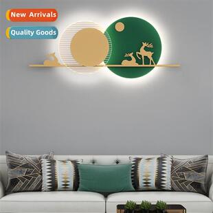 background wall room lamp decor living hanging Wall mural