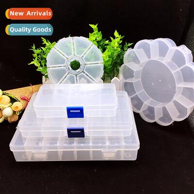 DIY jewelry accessories transparent plastic box/jewelry box/