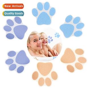 bat print bathroom stickers slip color three carto paw Dog