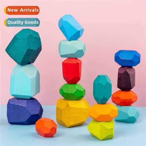 Creative size particles colorful ste stacking childrens educ