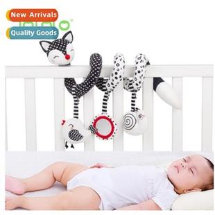 Newborn baby toys black  whe fox bed around early educati to