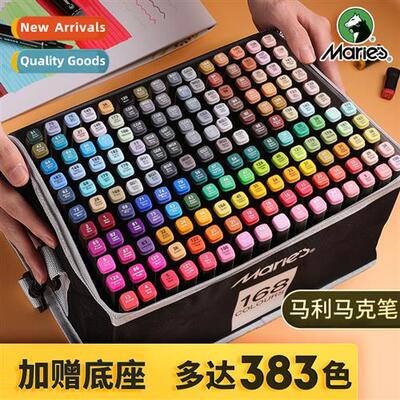 Dual-ended alcohol oil-based marker set watercolor pencils 4