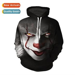 Hooded Couple Jersey Baseball Printed Men Clowns New USA