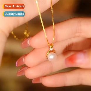 Pearl Necklace Model Bag Mom Pendant Fashi Blessed Womens