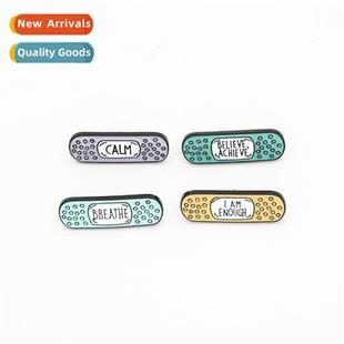 letters CALM Korean Breathing fashi aid carto colorful band