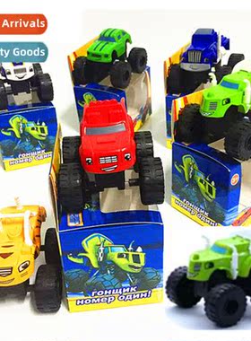 Flame Car  Robot Mster Six Off-Road Scooter Model Bigfoots