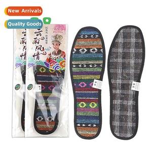 embroidered insoles net Ethnic breathable hmade odor style