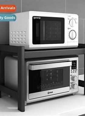 Expable kchen microwave oven shelf double oven rack home cou