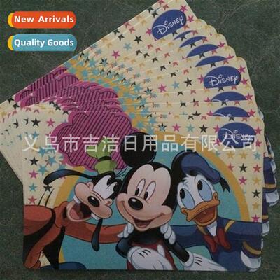 Carto pattern envirmental protecti PP plastic 3D table mat d