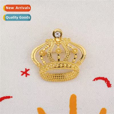 Classic crown brooch fashi simple corsage western clothing s