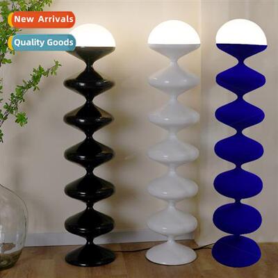 Antique Cream Style Bauhaus Black  Whe Gourd Floor Lamp Livi