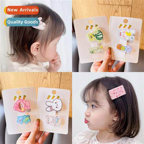 Acrylic  accessories carto cute childrens  clips set  broken