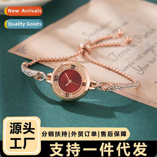 New exquise hundred wh thin belt compact bracelet watch brac