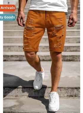 New 2021 spring and summer sunshine casual denim shorts brok