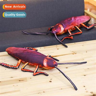 Creative simulati sourn big cockroach small strg pillow spo