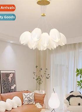 French Cream Wind Bell Orchid Chelier Creative Premium Feeli