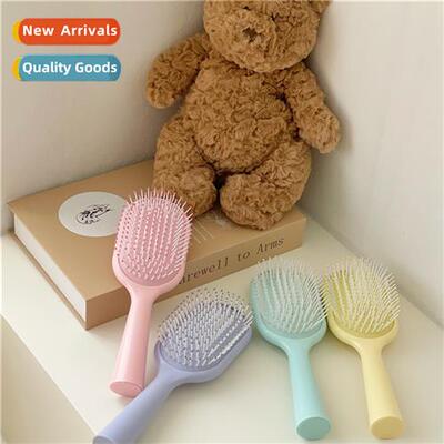 Ins wind cute cy color massage comb portable hheld comb stud