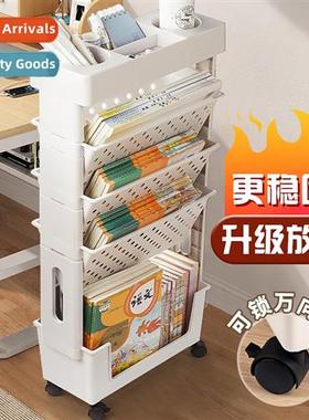 Deskside bookcase Students wh multi-layer large-capacy book