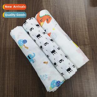 Baby blanket double gauze wrap newborn swaddling baby bath t