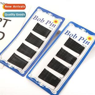 Hair clip pin Bridal wire word steel Hairpin Black Plate