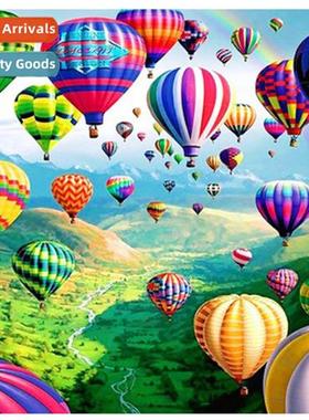 New hmade full diamd living room home lscape decorati painti