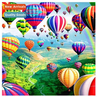 New hmade full diamd living room home lscape decorati painti